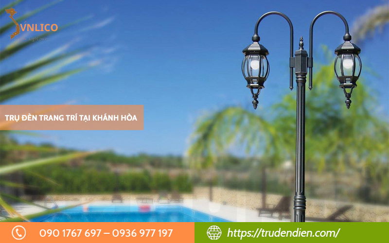 Trụ đèn trang trí tại Khánh Hòa – Đẹp, bền, hiện đại