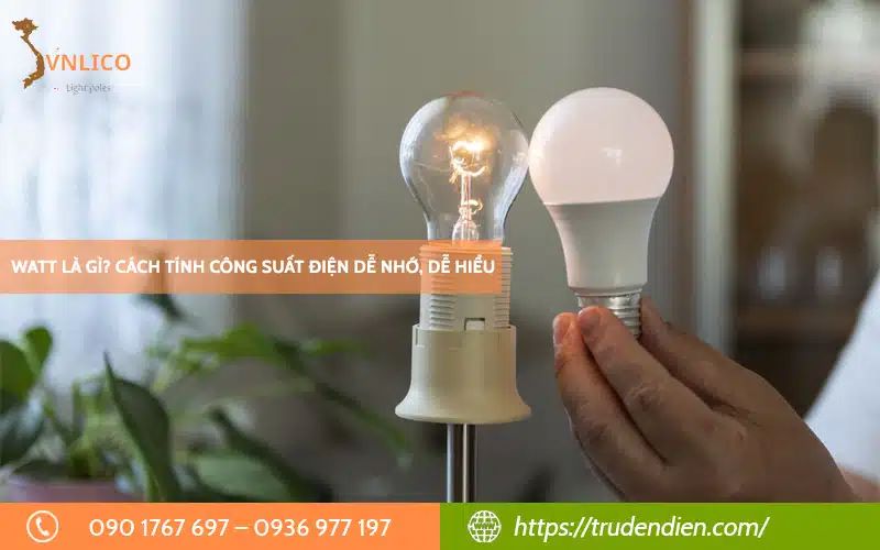 Watt là gì? Cách tính công suất điện dễ hiểu