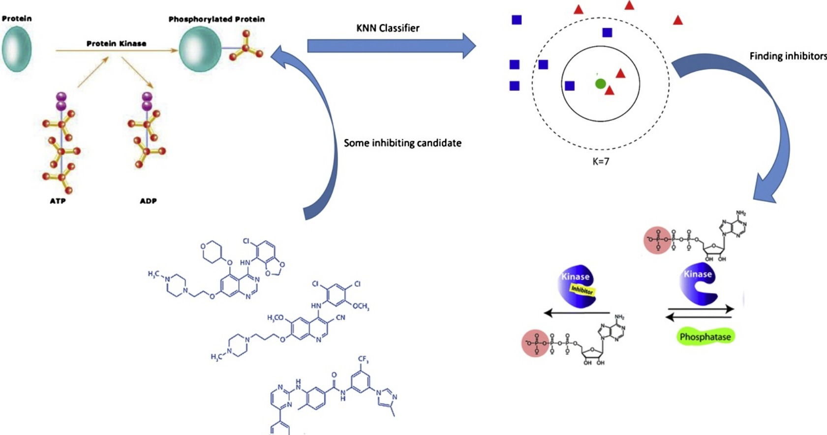 Protein kinase inhibitors’ classification using K-Nearest neighbor algorithm