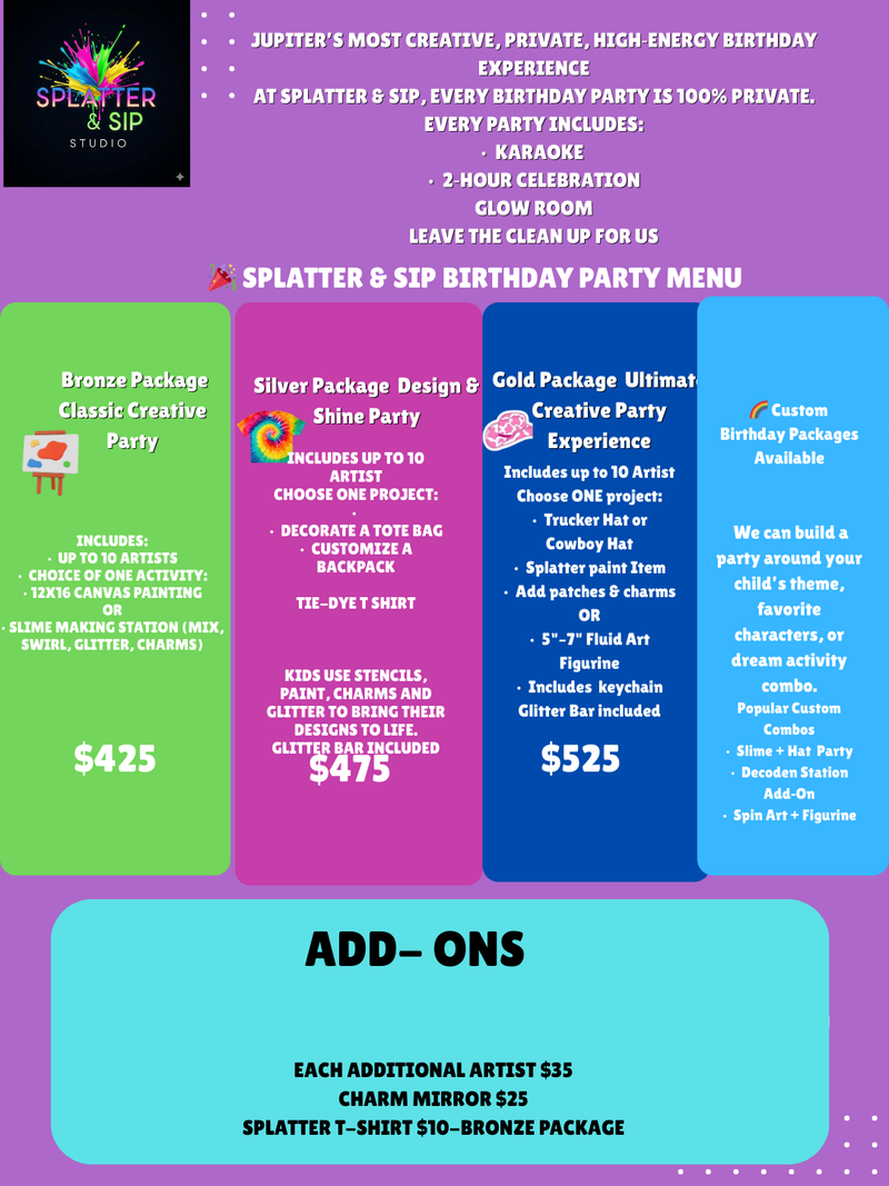 Paquetes para fiestas