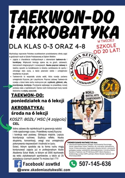 TAEKWON-DO i AKROBATYKA w SP