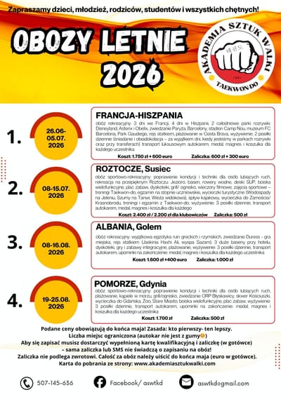 OBOZY LETNIE 2026