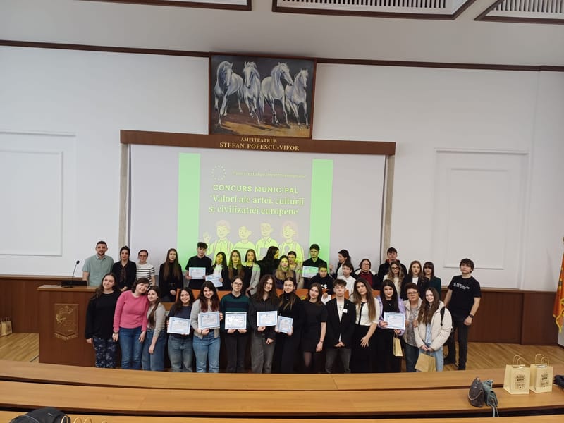 Concursul Municipal ,,Valori ale artei , culturii și civilizației în Europa ''