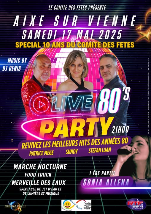 LIVE 80 PARTY 21H  MUSIKA PROD