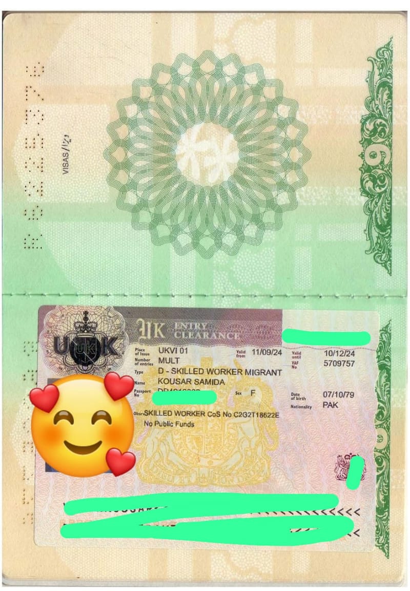UK APPROVED VISA