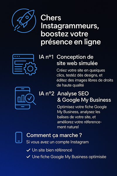 🚀 Chers Instagrammeurs, boostez votre présence en ligne !