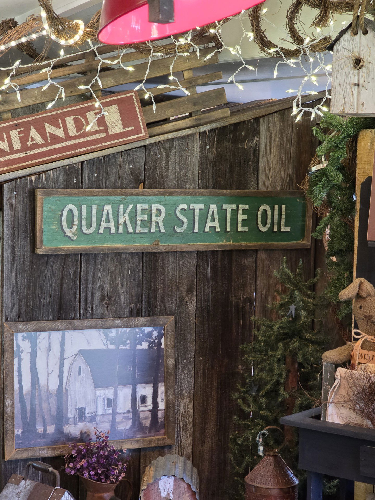 Quaker State Oil Sign