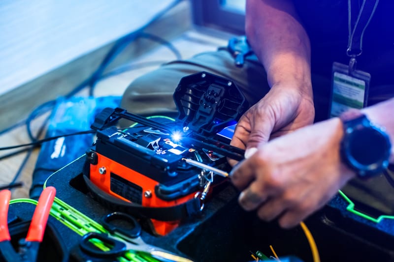 Installation de Fibre Optique