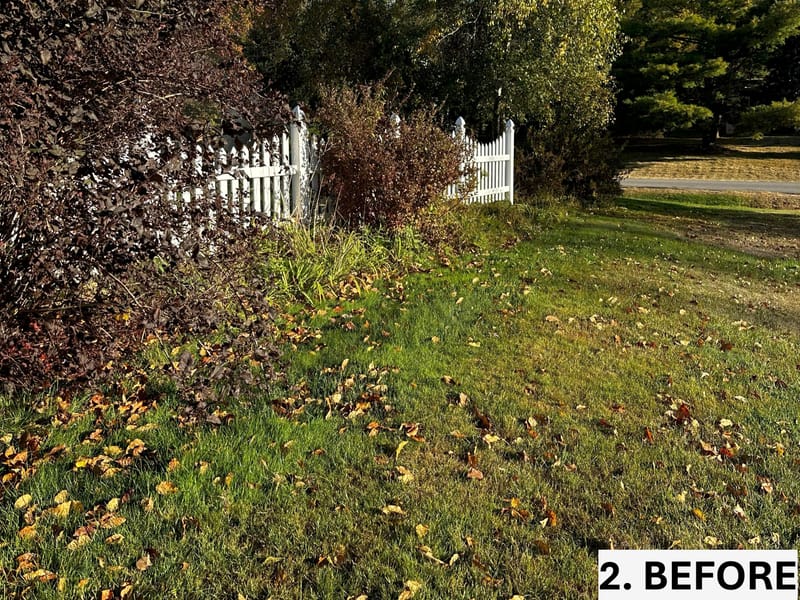 Extensive Front Landscape Bed Restoration
