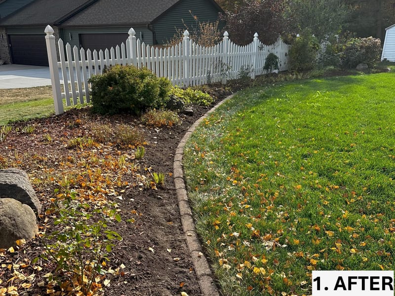 Extensive Front Landscape Bed Restoration
