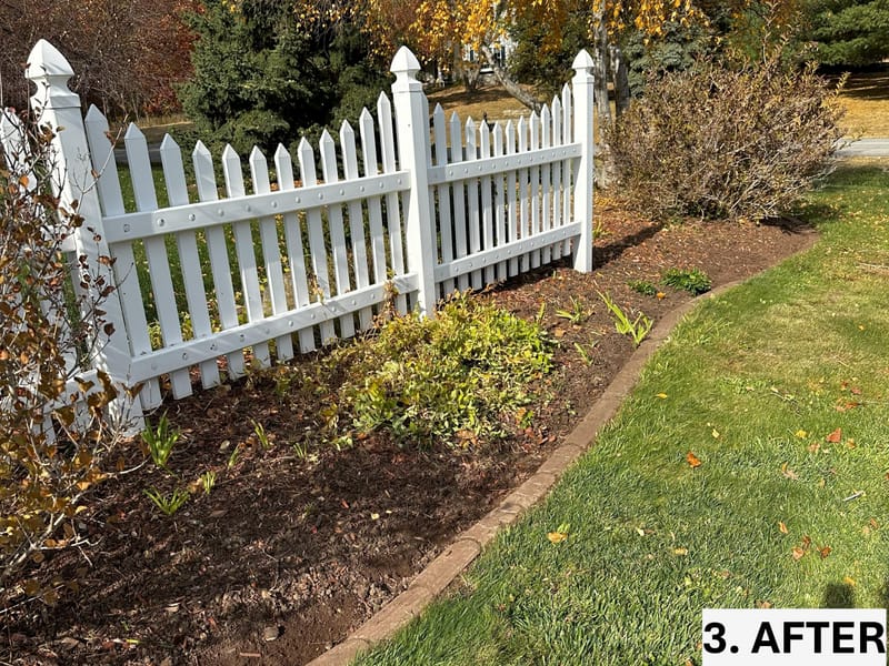 Extensive Front Landscape Bed Restoration