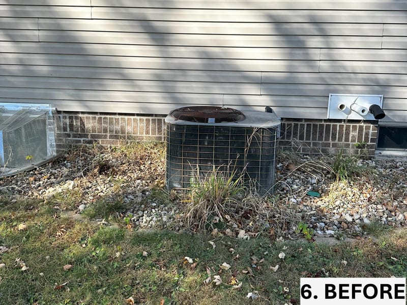 Garden Bed Refresh with River Rock Mulch