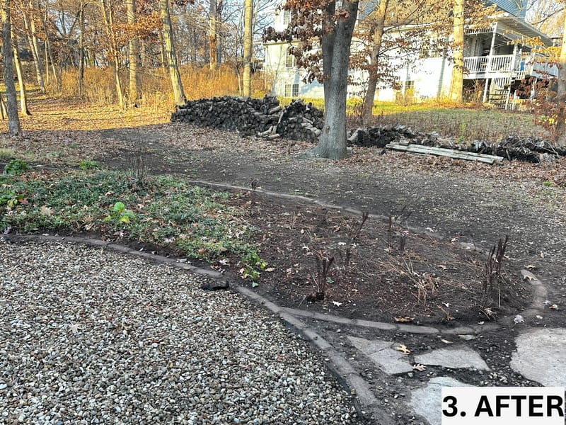 Restoring Rock Pathways and Mulch Garden Beds