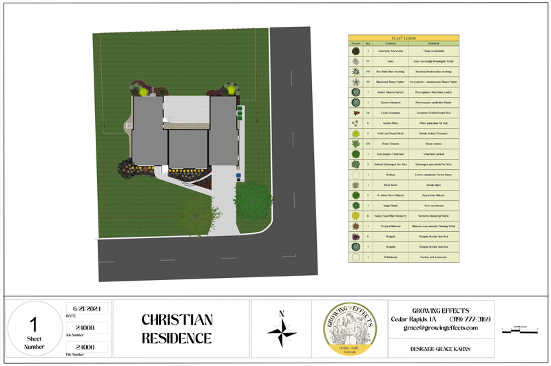  A Bold Transformation: Low Maintenance Landscaping for a Navy Blue Home