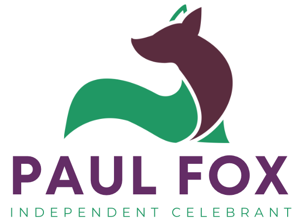 Hand crafted Ceremonies by Paul Fox the celebrant in Norwich and beyond, offering funerals, celebrations of life, weddings, vow renewals, naming ceremonies, memorial services and interment of ashes.