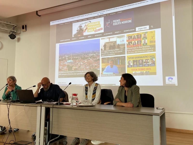 L'esperienza del premio Roberto Morrione