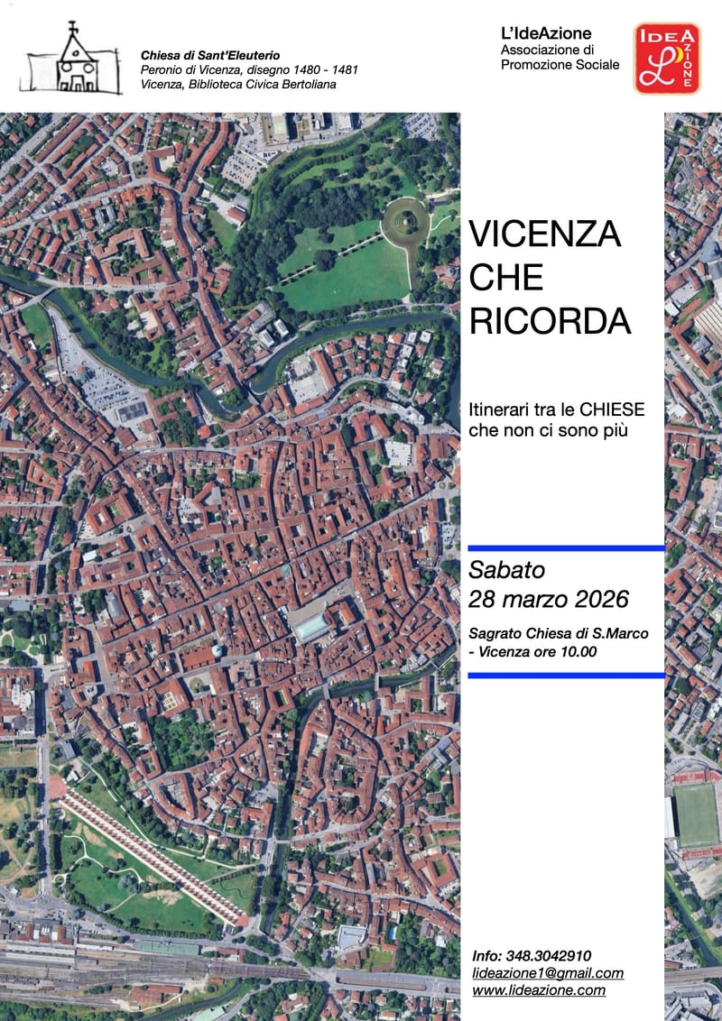 28 marzo 2026 - Sagrato Chiesa San Marco - Vicenza ore 10,00