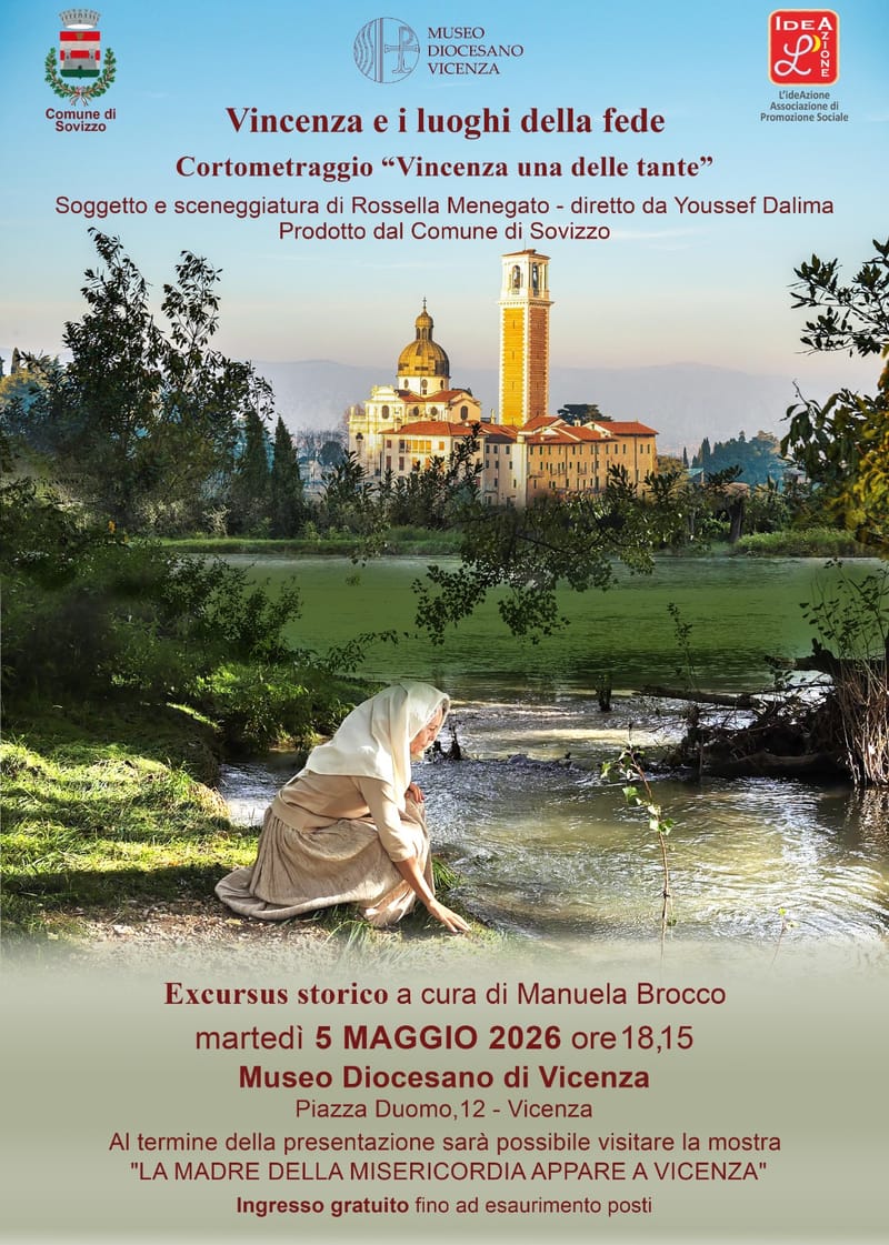 Martedi 5 maggio 2026, Museo Diocesano di Vicenza - ore 18,15 Piazza Duomo 12 - Vicenza