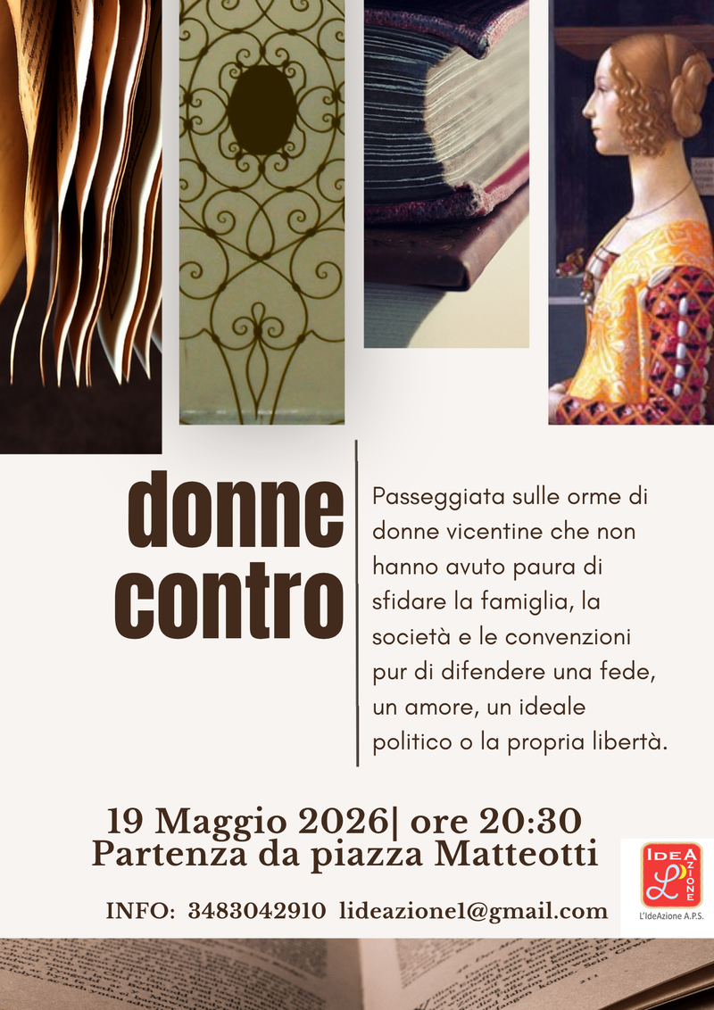 Martedi 19 maggio 2026, Piazza Matteotti, Vicenza - ore 20:30