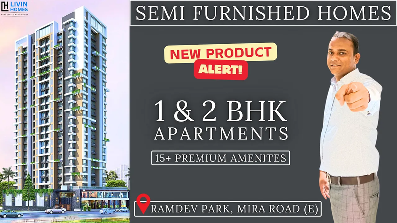Semi Furnished Homes 2Bhk Flat In Mira Road (E)