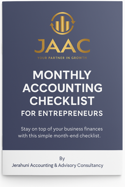 Monthly Accounting Checklist
