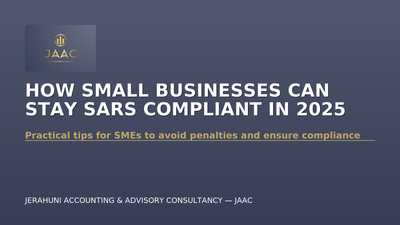 How Small Businesses Can Stay SARS Compliant in 2025.