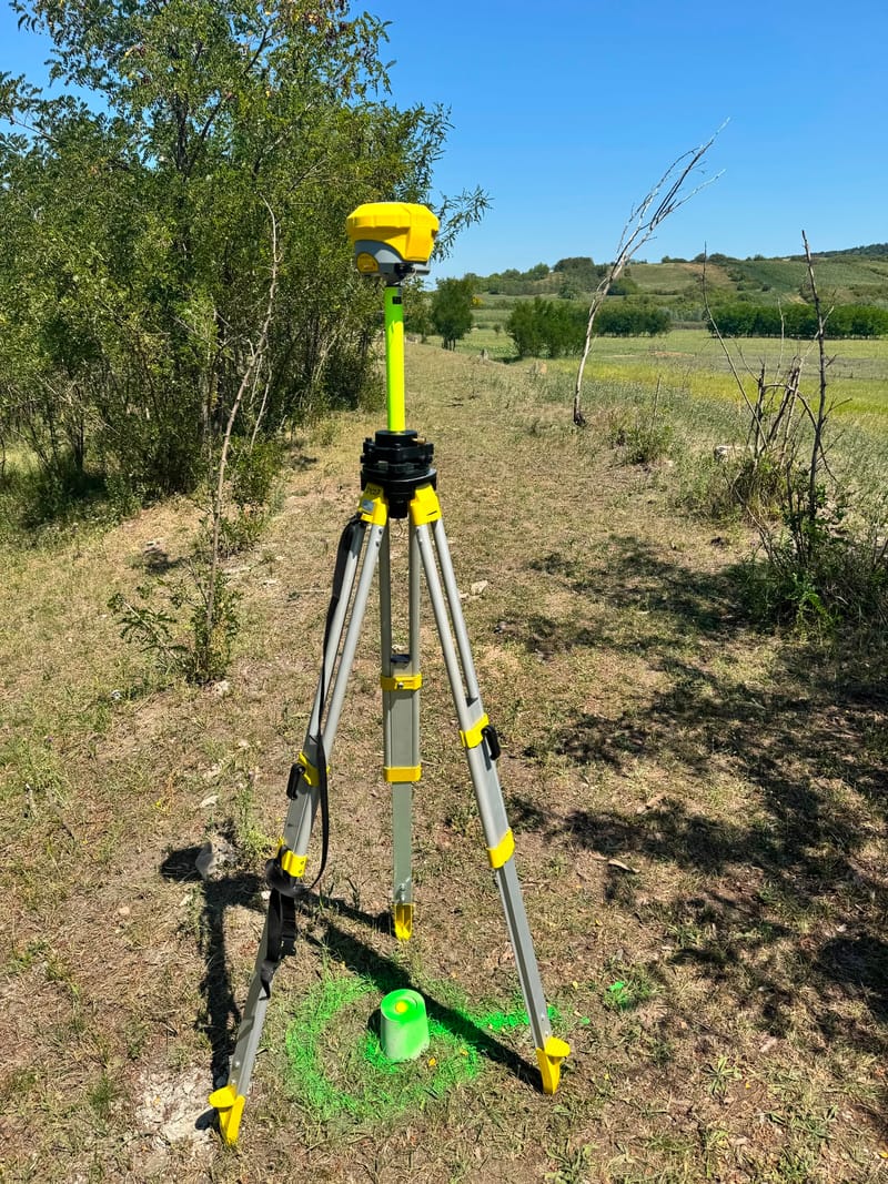 Instituirea rețelei de sprijin cu sisteme GNSS