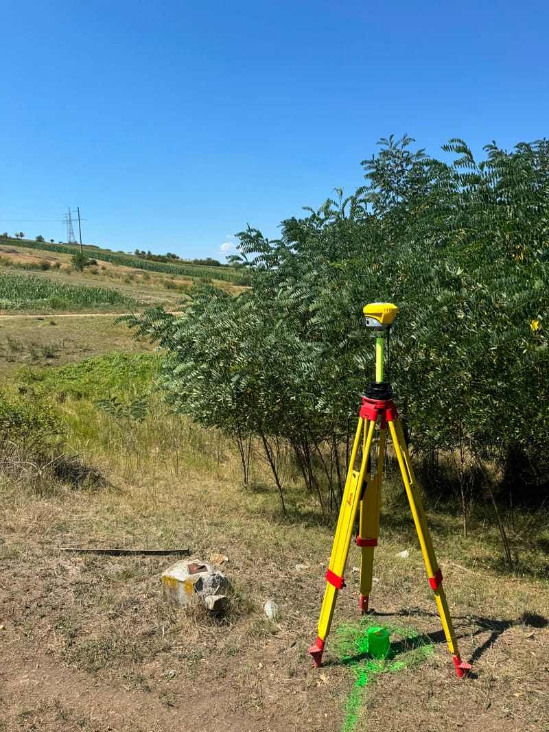 Instituirea rețelei de sprijin cu sisteme GNSS