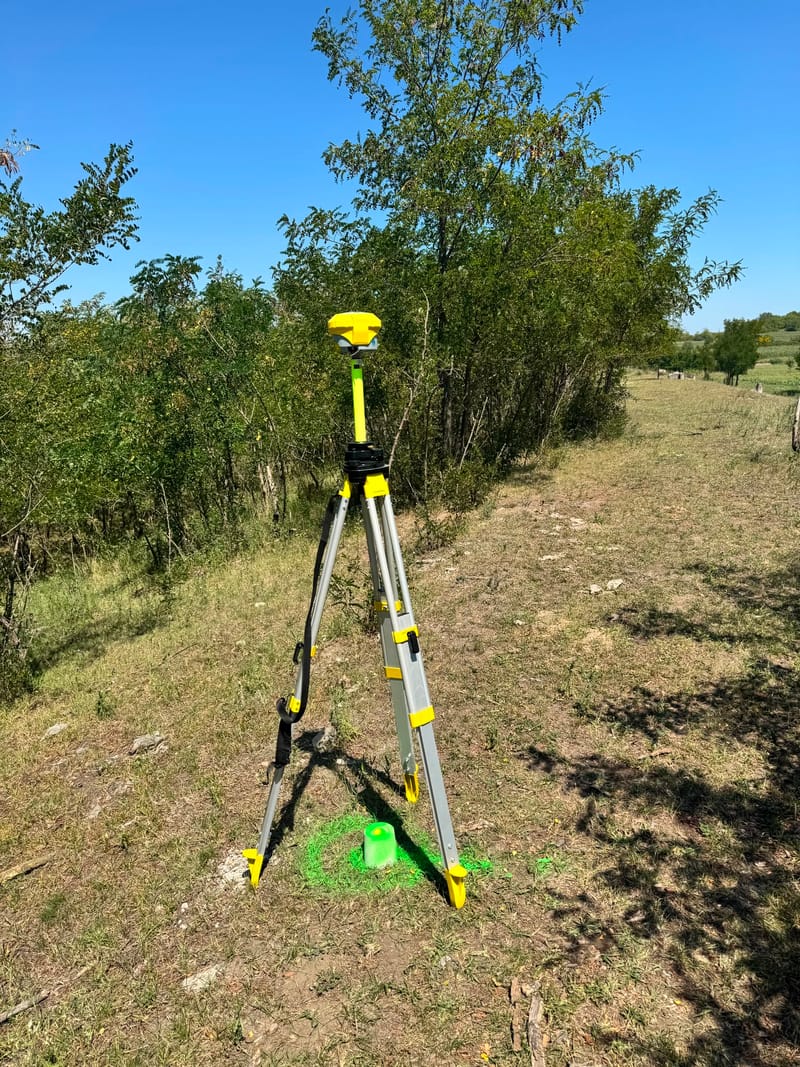 Instituirea rețelei de sprijin cu sisteme GNSS