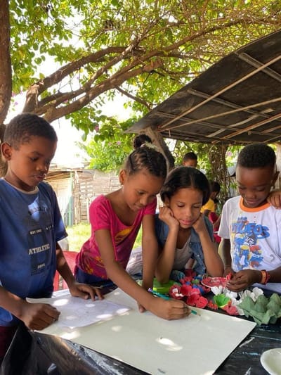 Pinceladas de color y paz