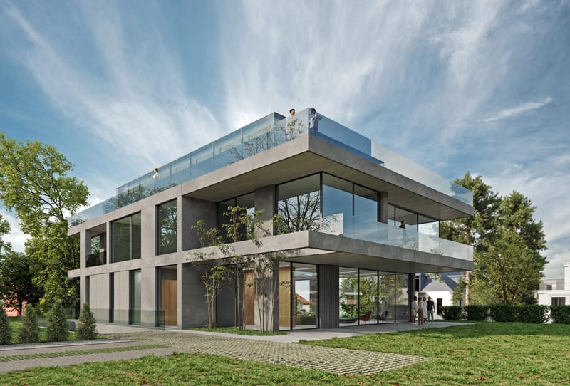 Проект особняка в Берлине, Отто-Шмидт штрассе