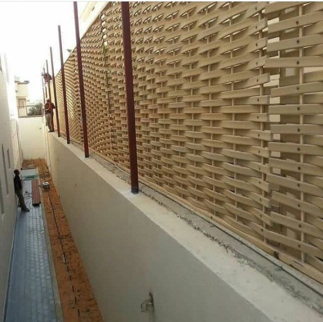 سواتر خشب بلاستيك(الصور بالأسفل)