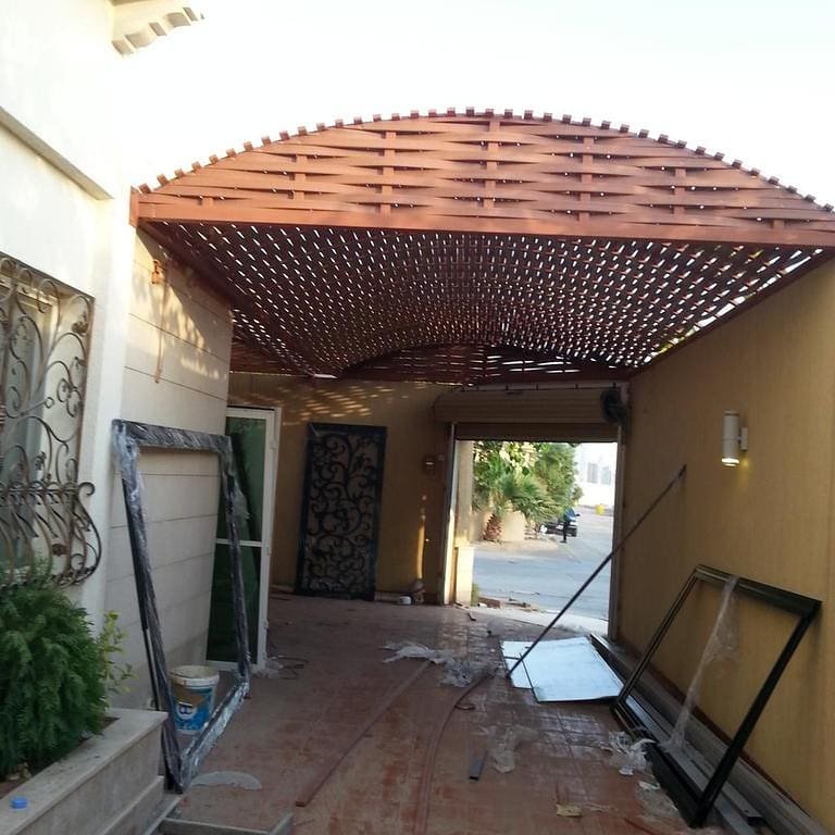 Walkway canopies (pictures below)