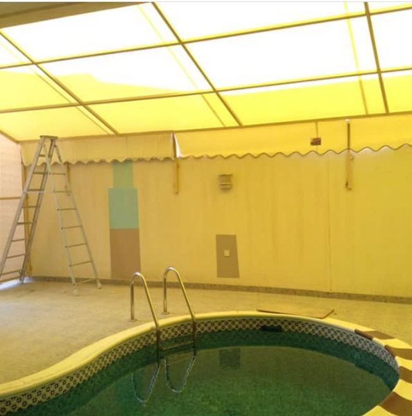 Swimming pool umbrellas (pictures below)