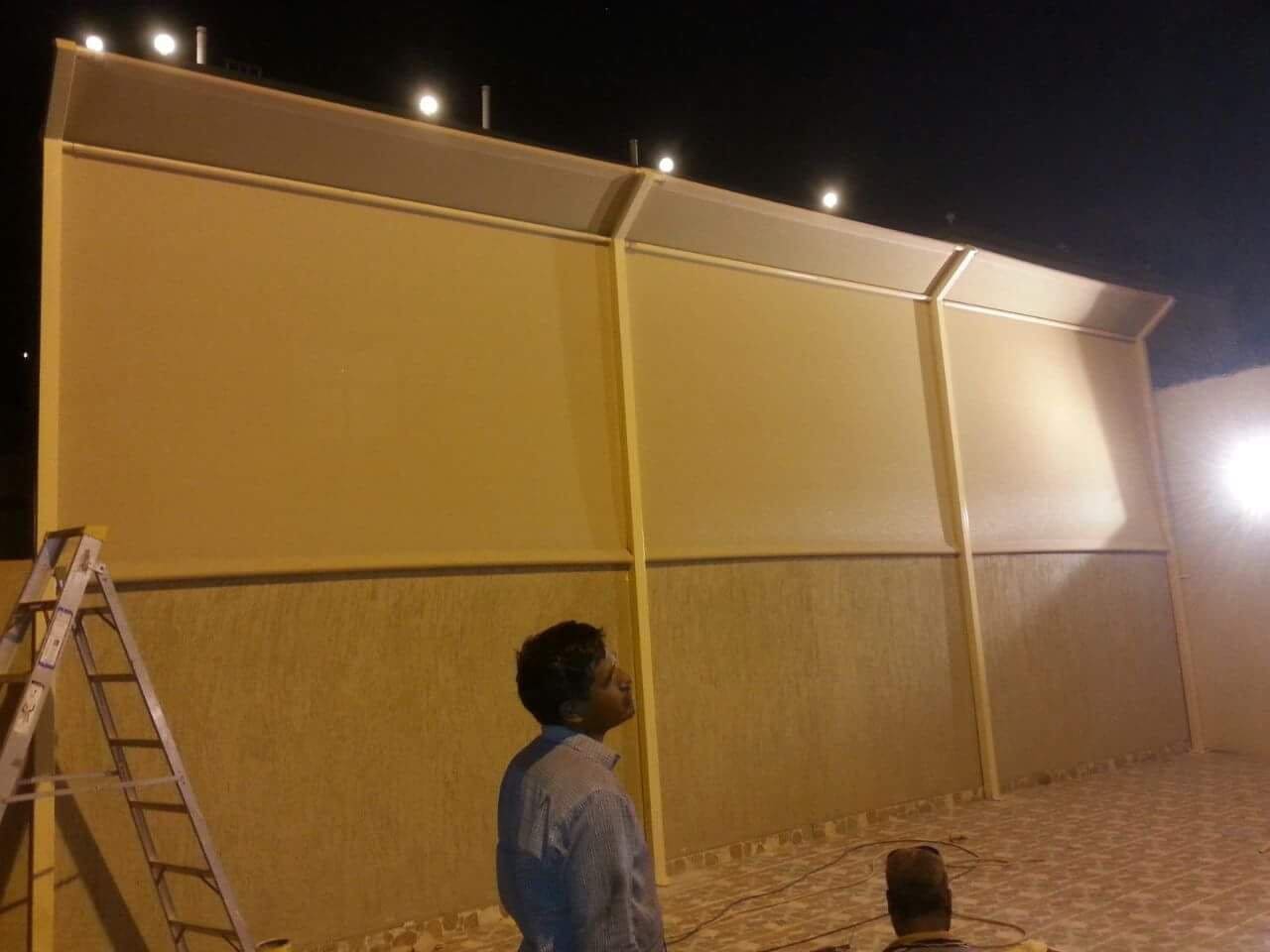 سواتر قماش (الصور بالأسفل)