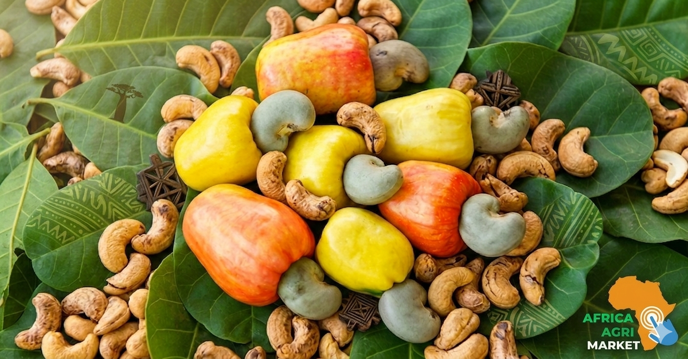 www.afroworldagrifood.com -🌿🌍 AFRICA LEADS THE WAY, SUPPLYING OVER 60% OF THE WORLD’S RAW CASHEW NUTS 💪🥜