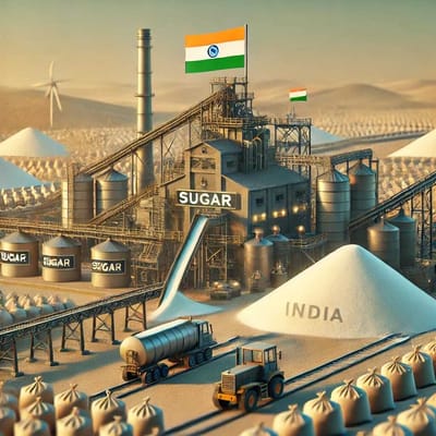 India Prioritizes Domestic Sugar Stability in 2024-25 Amid Falling Production and Limited Export Prospects
