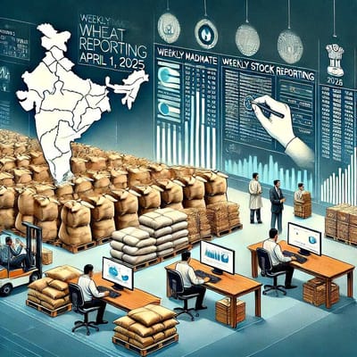 India Mandates Weekly Wheat Stock Reporting to Prevent Market Speculation