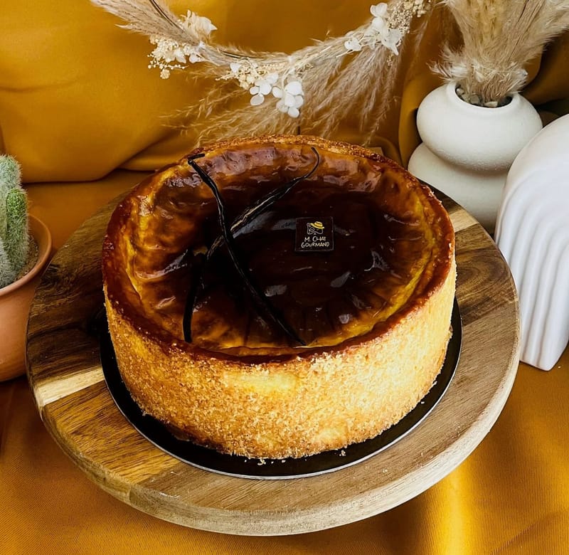 Le flan selon M. Chat Gourmand 8 parts