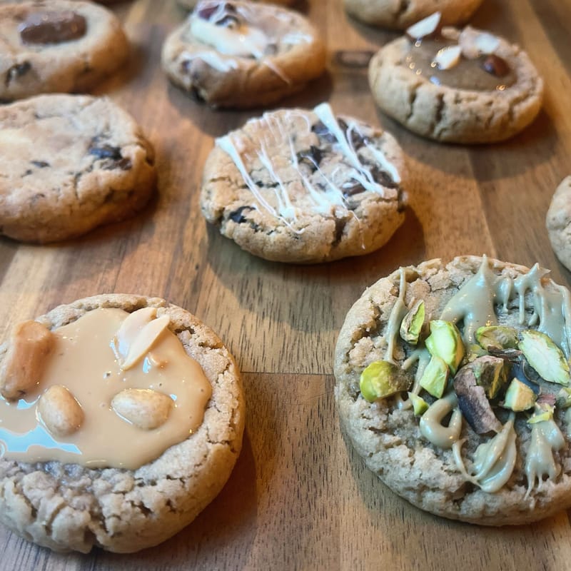 Boite de mini cookies gourmands