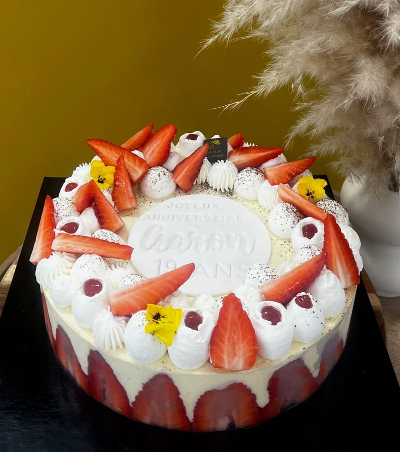 Le Fraisier de M Chat Gourmand