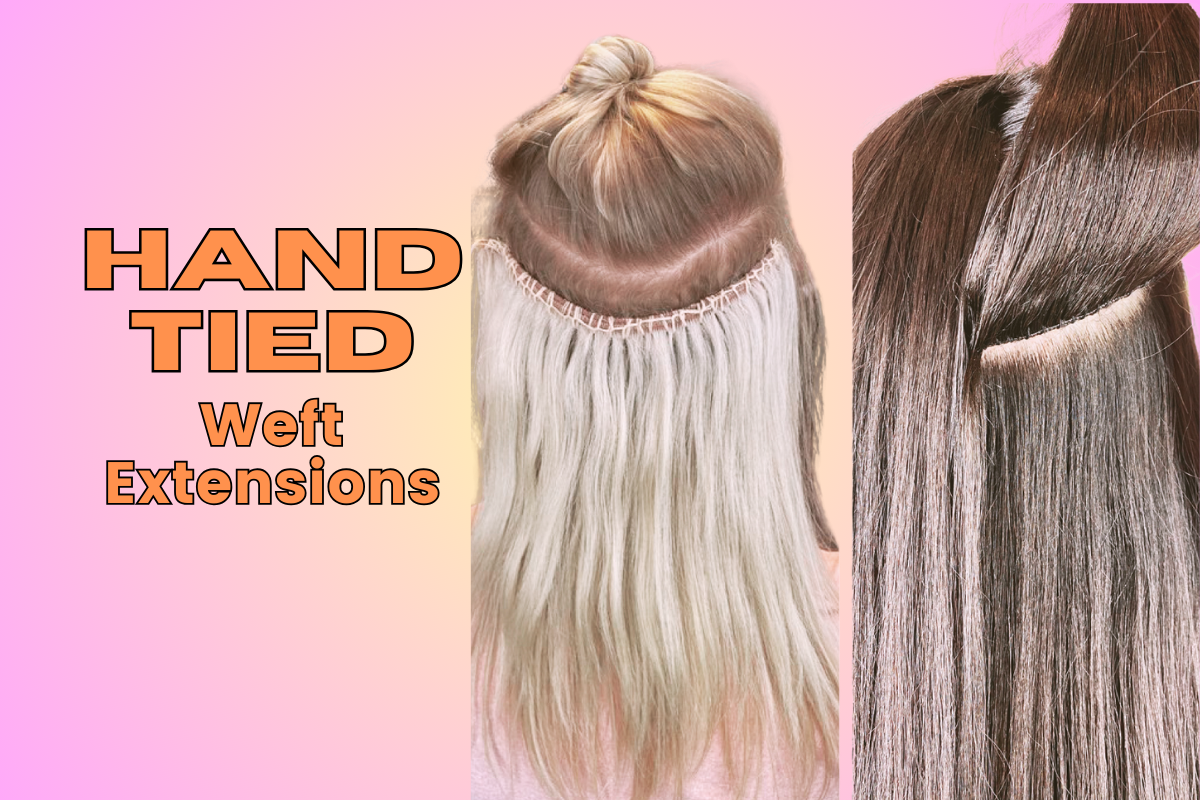 hand-tied weft hair extensions