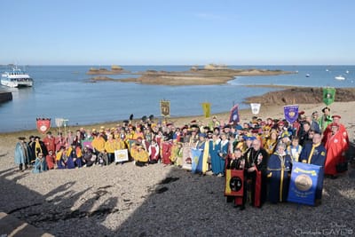 Intronisation à la confrérie de la Coquille              Saint-Jacques péchée en Côtes d'Armor
