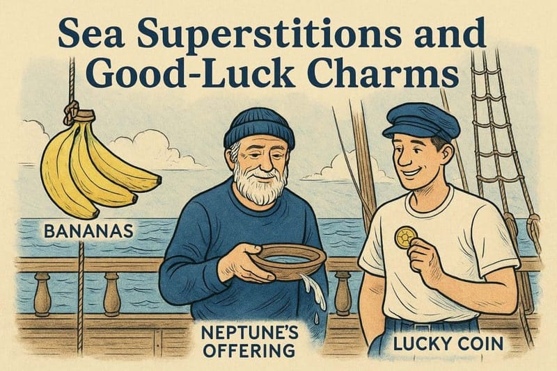 Superstitions marines et porte-bonheur : récits de marins qui ont tenté le destin