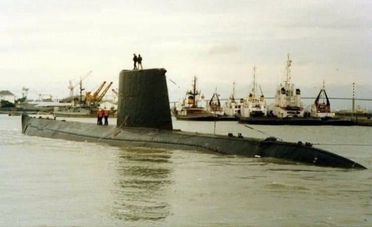 Le sous-marin " L'Espadon"