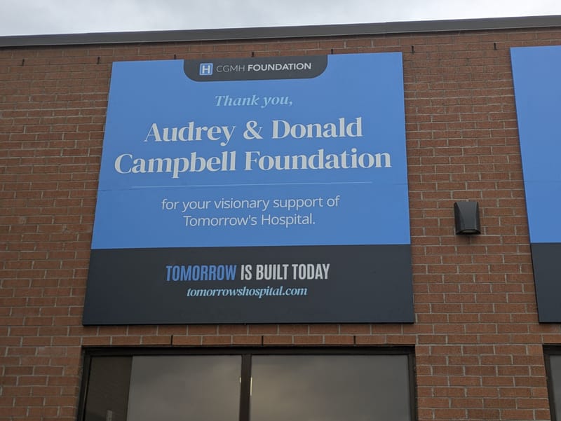 Audrey & Donald Campbell Foundation Pledges $5 Million to CGMH’s Tomorrow’s Hospital Campaign