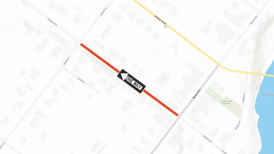Change of Traffic Pattern - Louisa Street West
