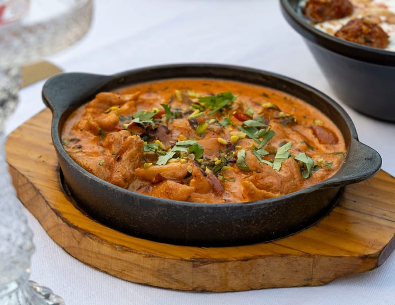 طاجن جمبري بالكريمة