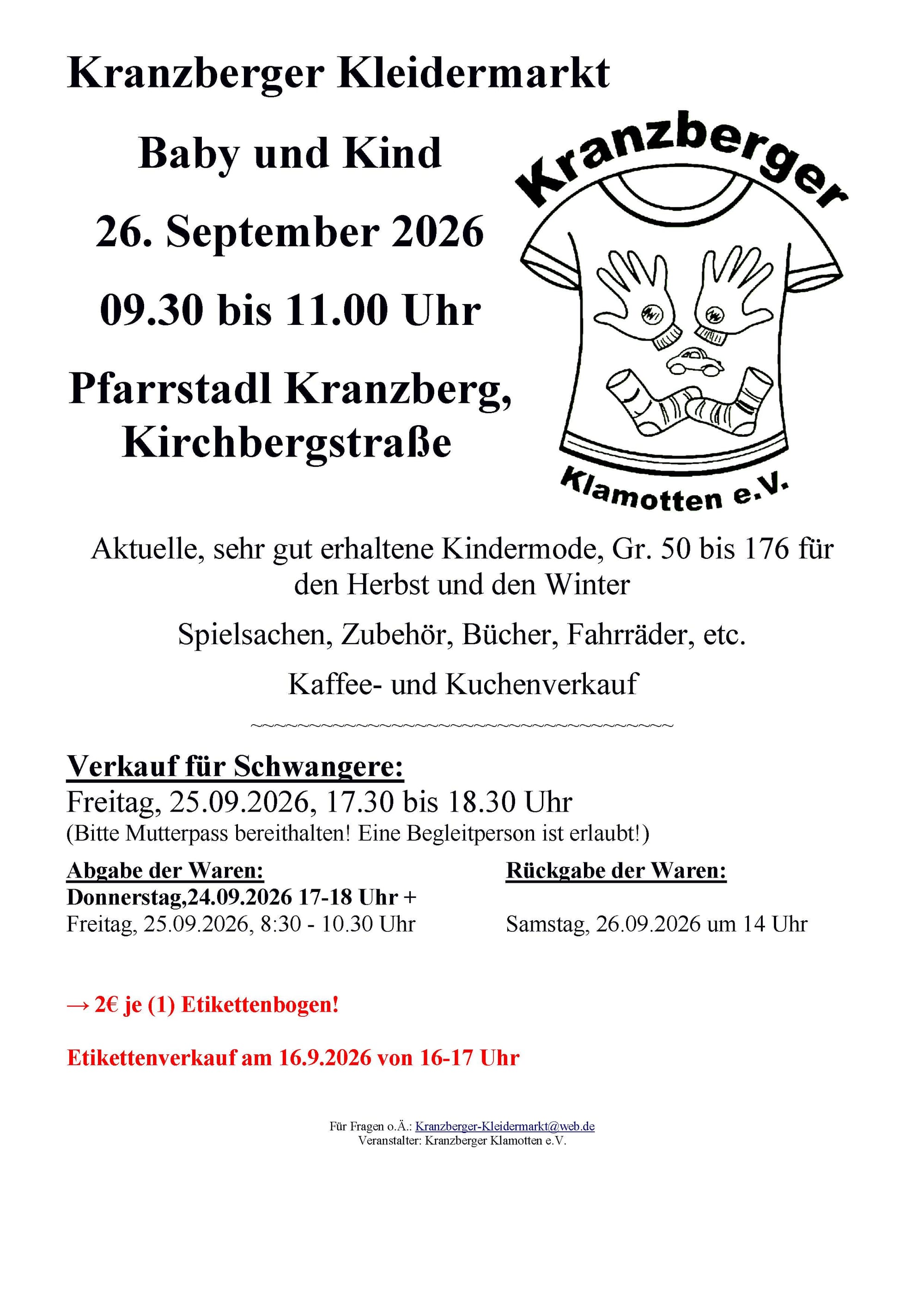 Der Markt im September! 
