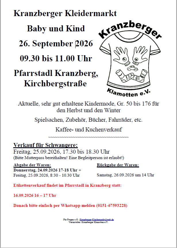 Der Markt im September! 